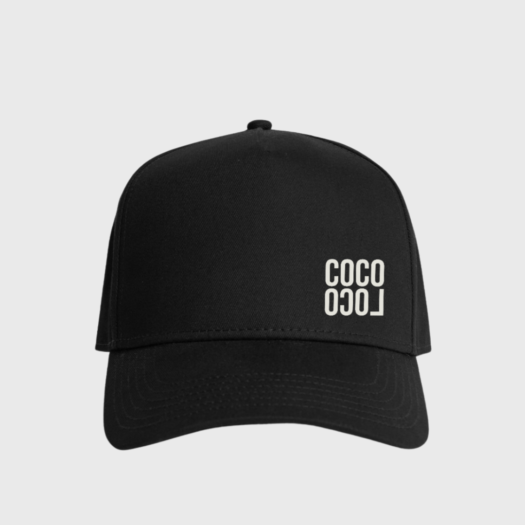 Coco Loco Classic Black Cap with Hard Seltzer Logo front