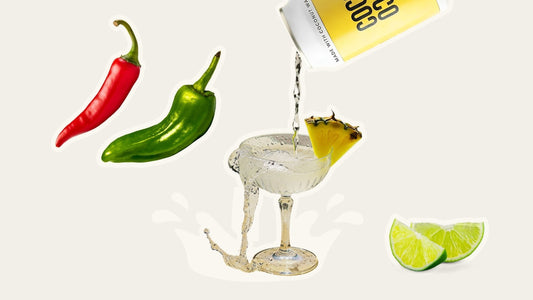 Chilli Piña Colada Spritz — spicy pineapple cocktail with Coco Loco Pineapple hard seltzer