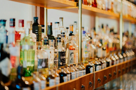Low-Sugar Alcohol bottles and cans for keto diet