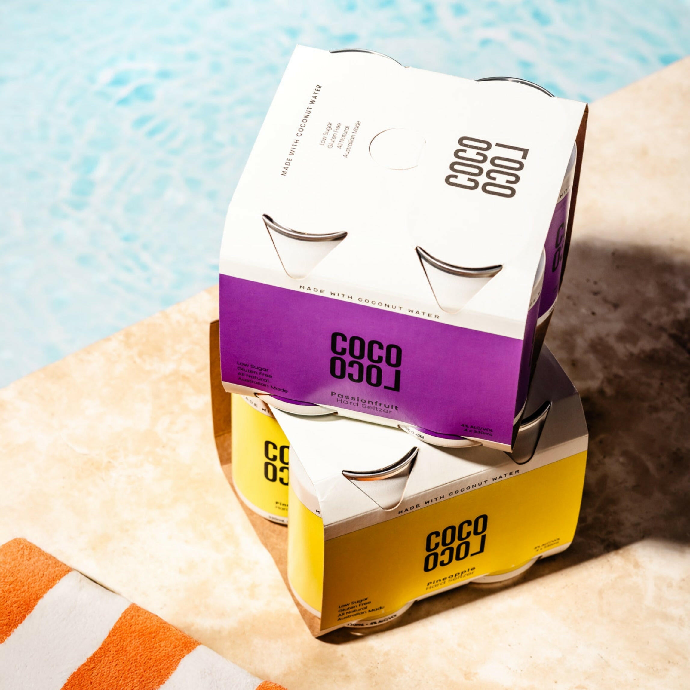 Coco Roco Hard Candy Coco Loco Hard Seltzer | All Natural & Low Sugar Brewed Coconut Water