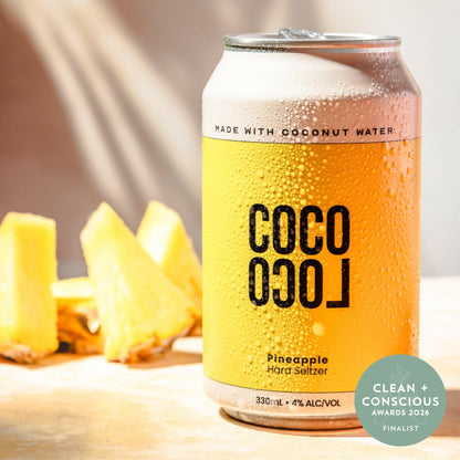 Coco Loco Piña Colada can with pineapple — Clean + Conscious Awards 2026 Finalist